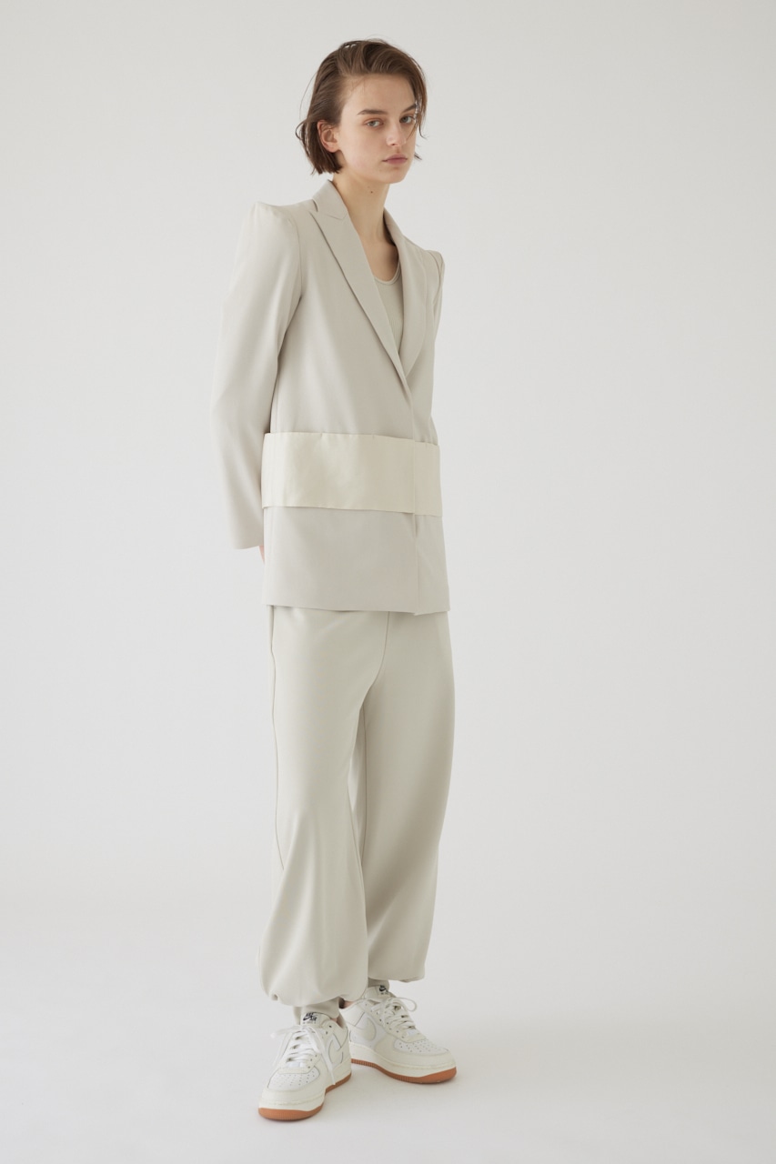 Fashionable tailored JK L/GRY FREE