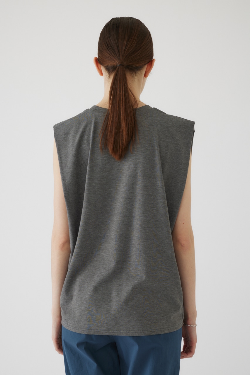 Smooth texture square tops T.GRY FREE