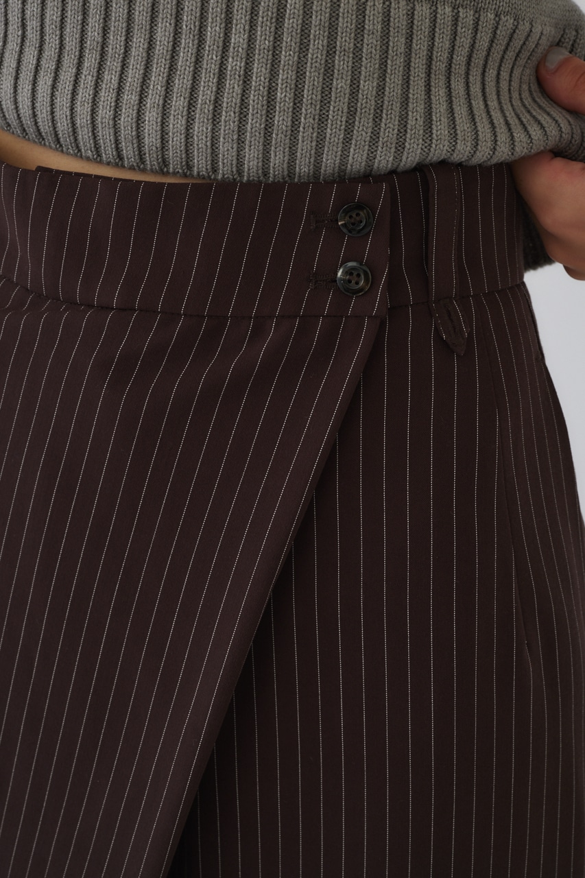 【LIMITED SALE】Wrap wide PT 柄BRN 38