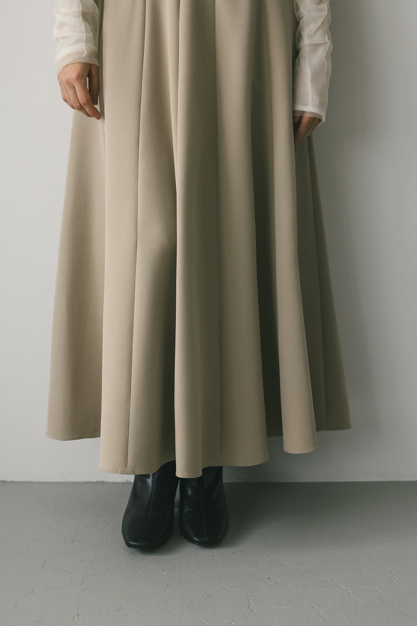 ハイウエストフレアスカート L/BEG M