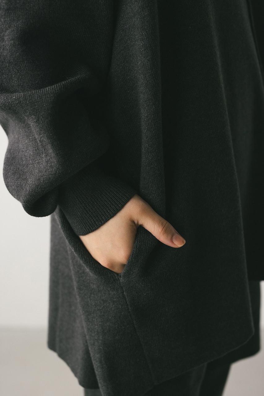 ボクシーオーバーサイズニット GRY FREE