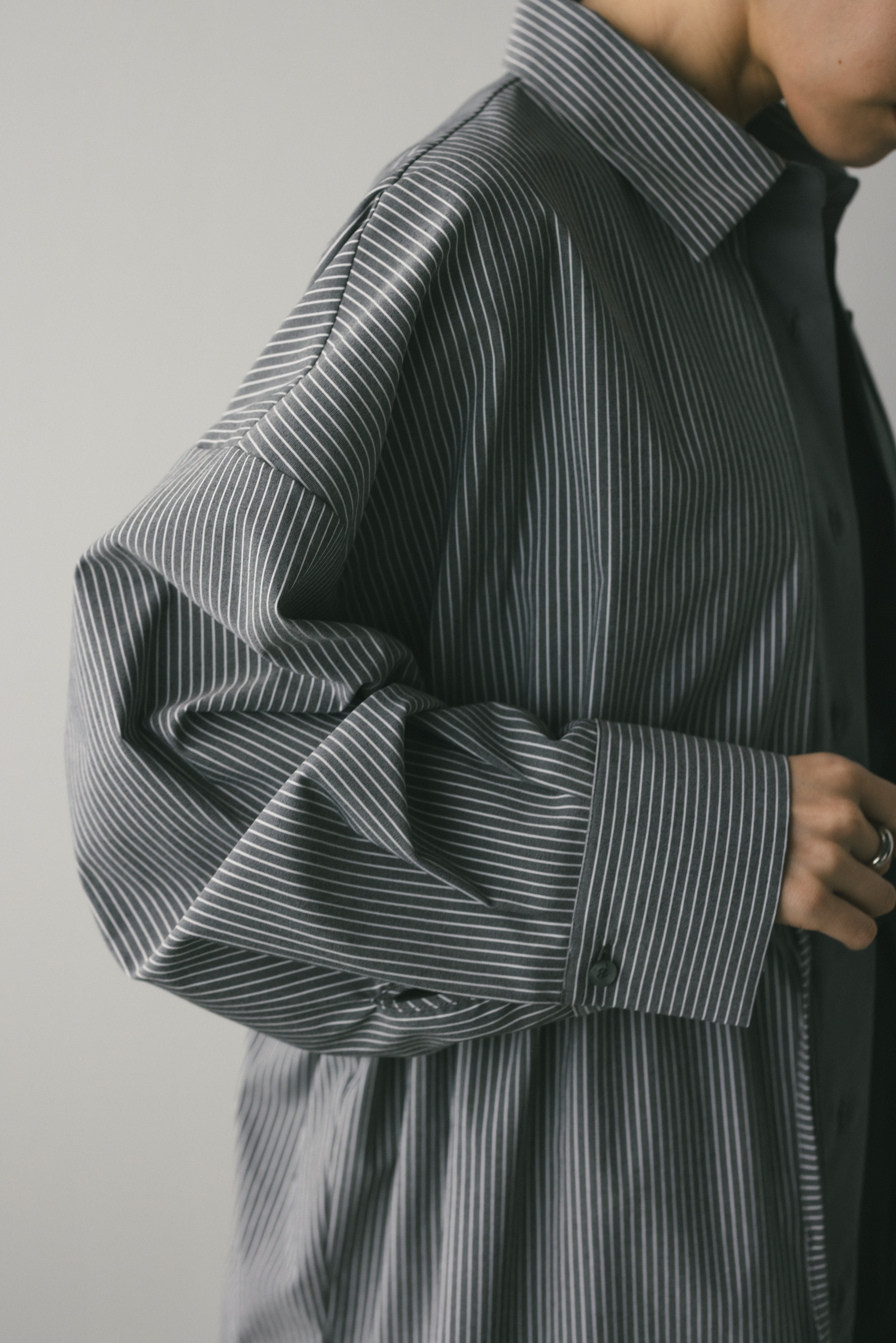 レイヤーコンビシャツ GRY FREE