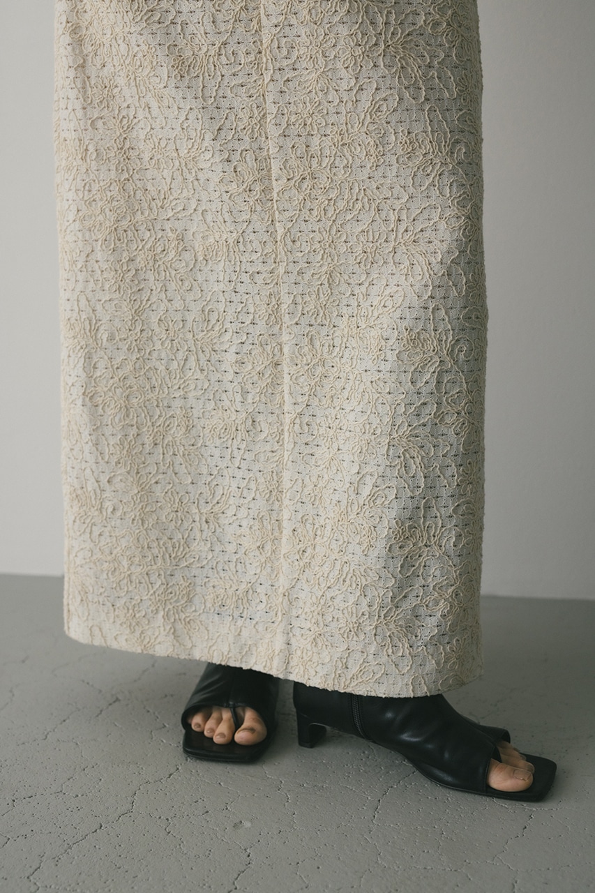 エンブロイダリーレーススカート IVOY S