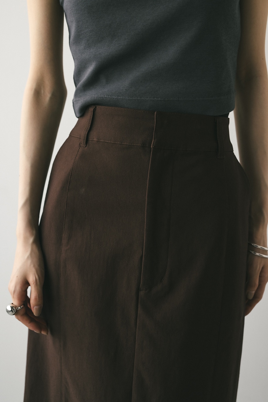 ハイストレッチタイトスカート BRN M