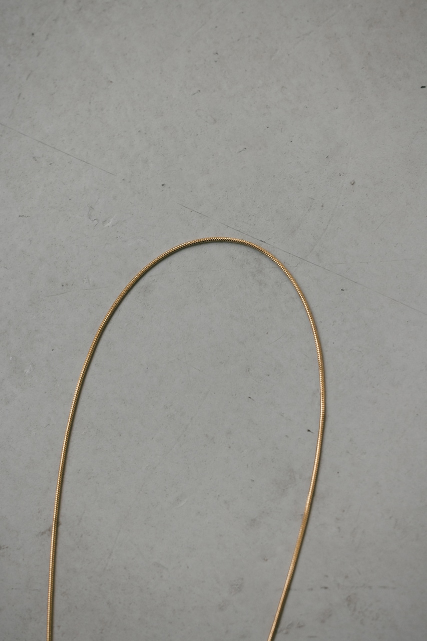 スネイクチェーンスライドネックレス GLD FREE