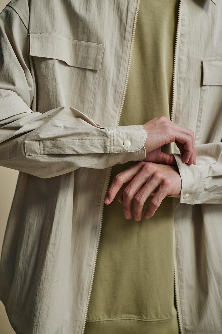 ACTIVE撥水デタッチャブルシャツ IVOY M