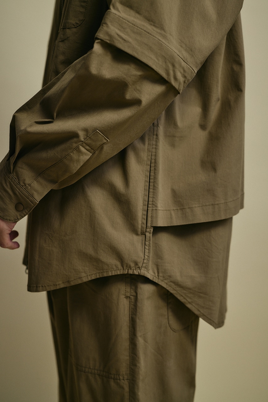 ACTIVE撥水デタッチャブルシャツ KHA M