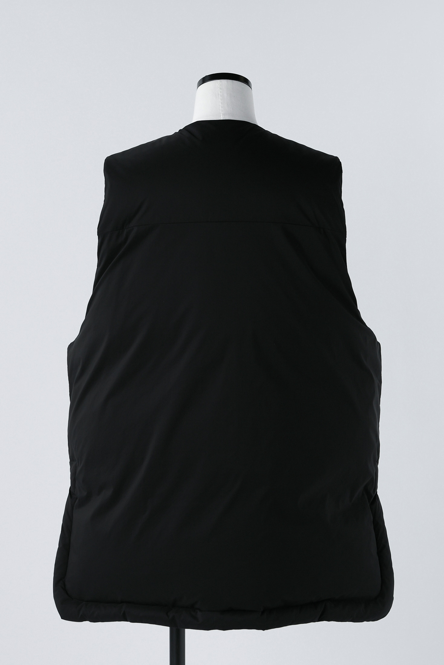 no-collar down vest｜M｜BLK｜jacket 