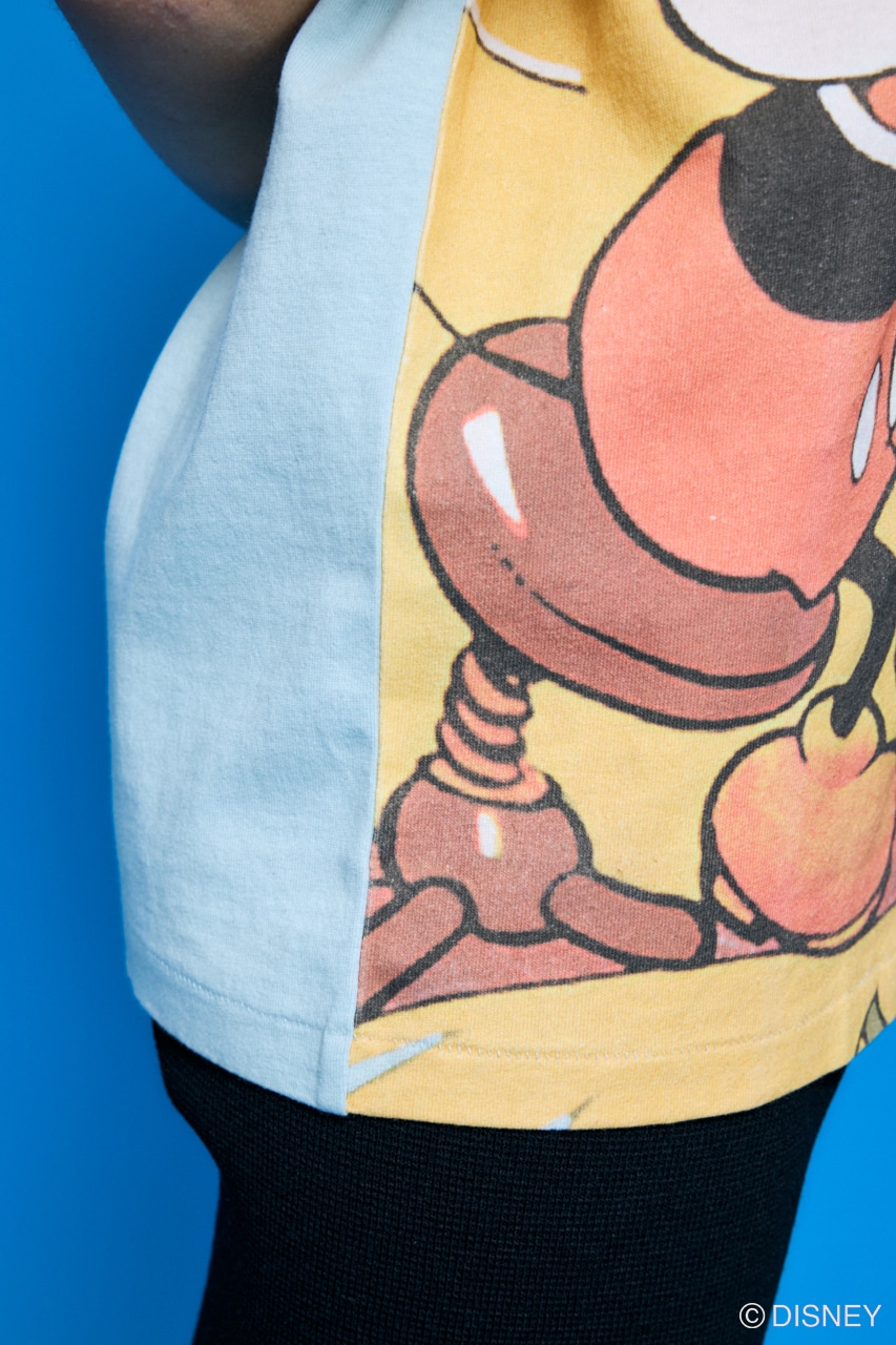 MD RETRO BIG Tシャツ / MICKEY L/BLU FREE