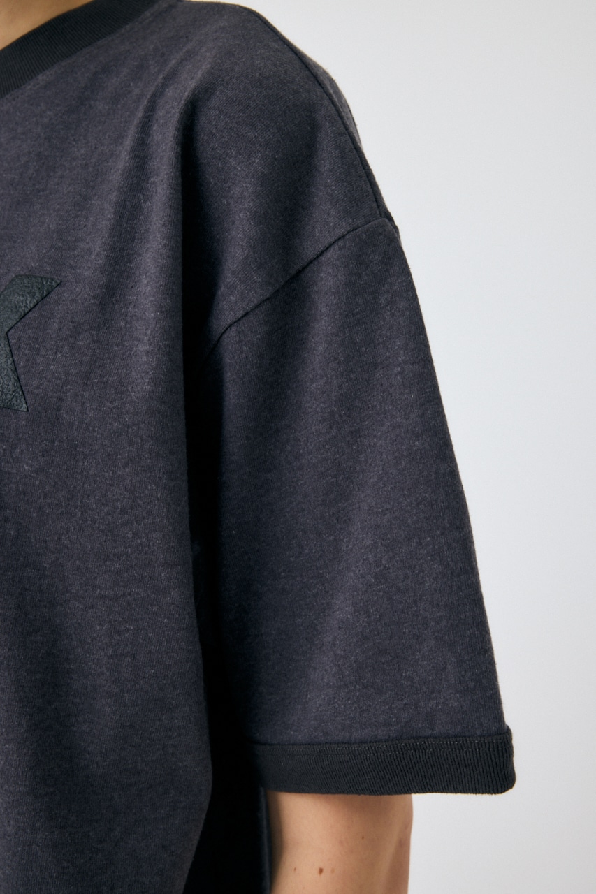 SLOGAN ビッグ TEE L/BLK FREE