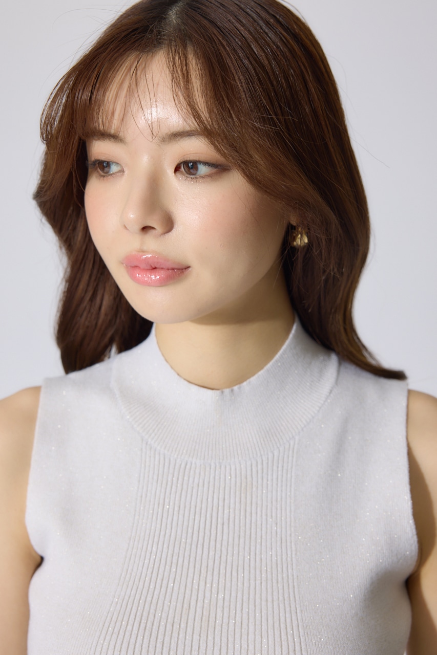 ウォッシャブルリブタンクトップ IVOY S