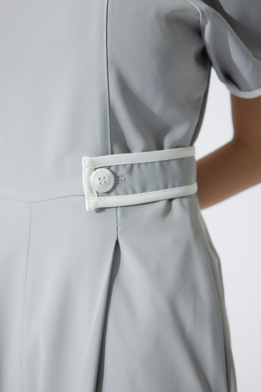 バイカラーロンパース GRY M