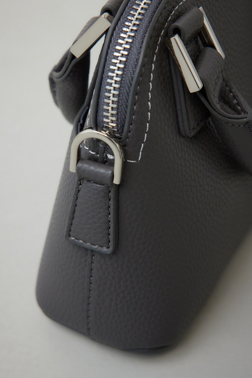 ダブルジッパーミニバッグ GRY FREE