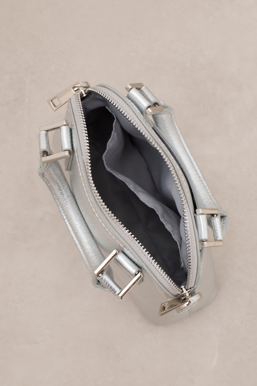 ダブルジッパーミニバッグ SLV FREE