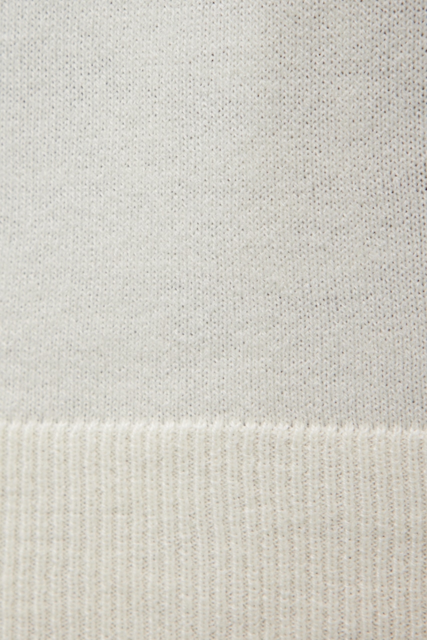 ヌーディー2WAYVネックニットトップス O/WHT S