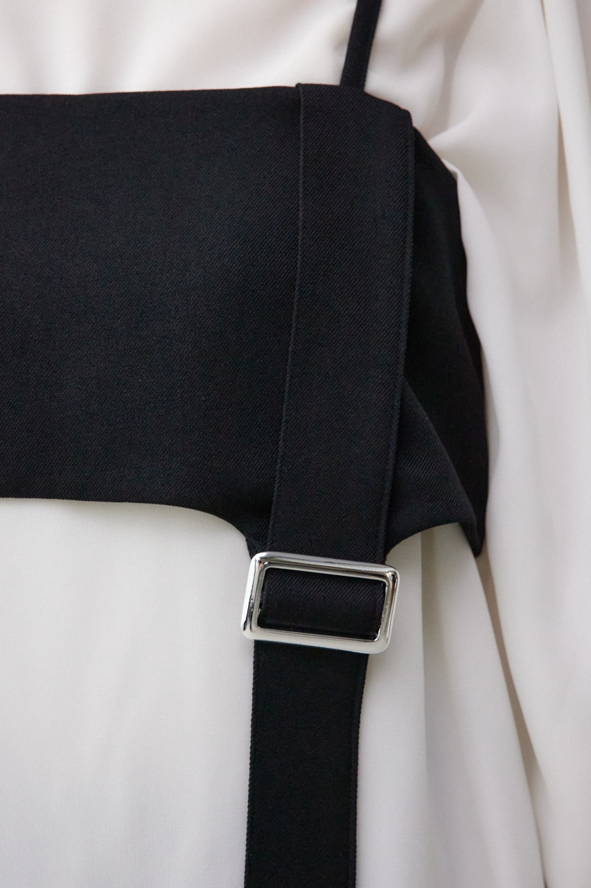 ガータービスチェレイヤードトップス BLK FREE