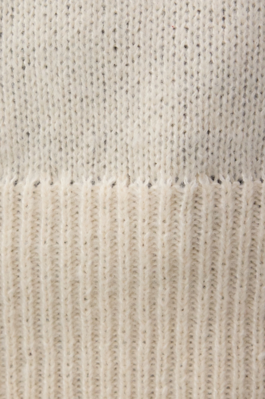 袖リボンデザインニット IVOY FREE