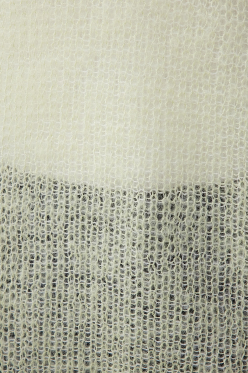 リバーシブルシアーニット LIME FREE