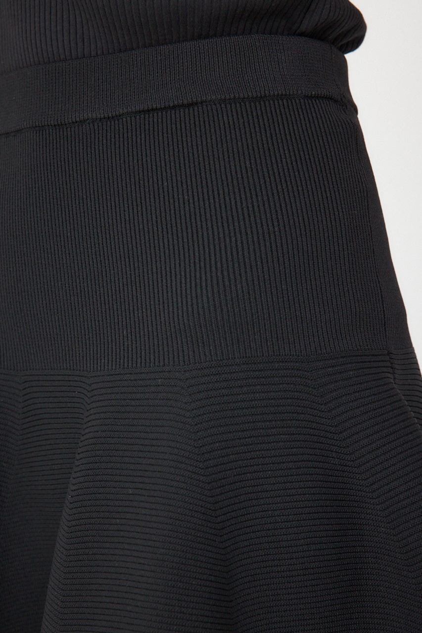 【PLUS】コクーンフォルム2WAYスカート BLK S