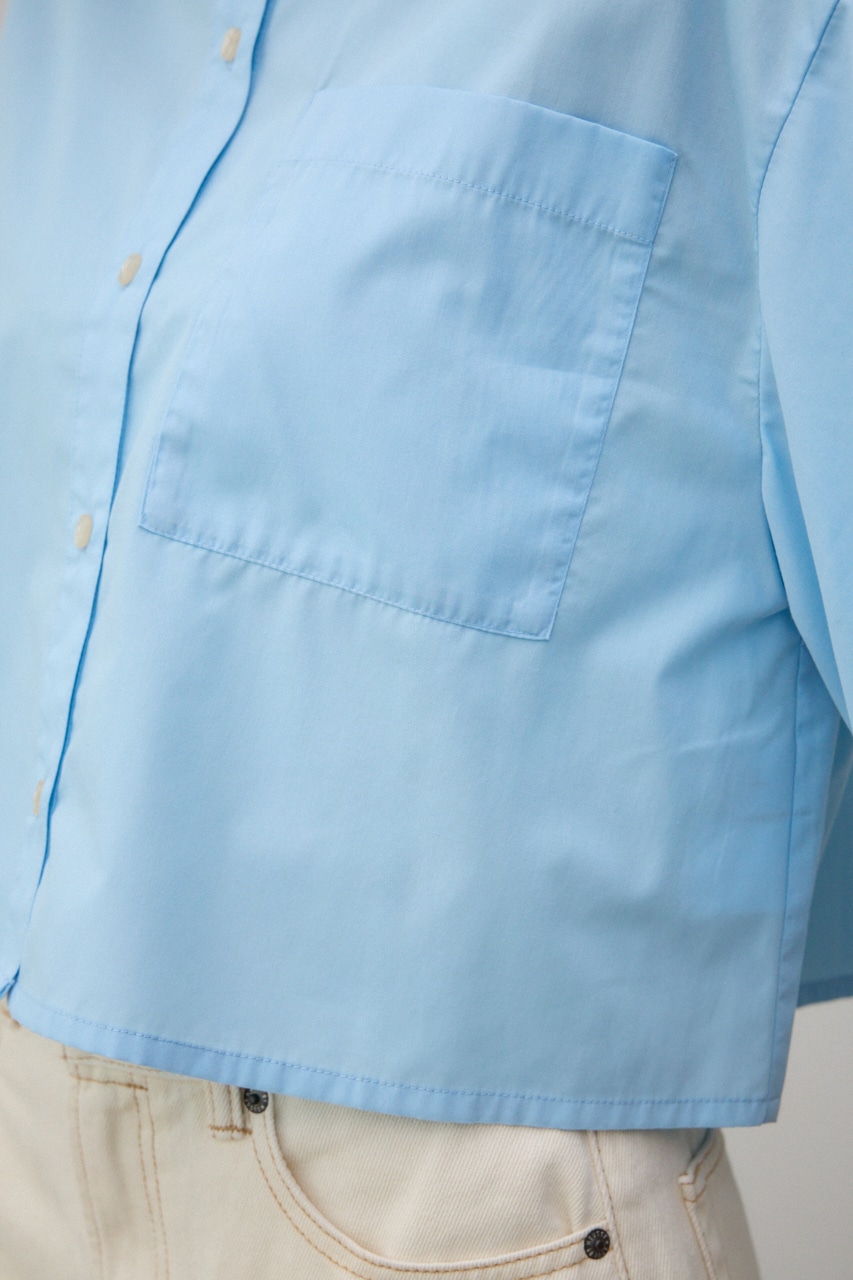 ショートオーバーシャツ L/BLU FREE