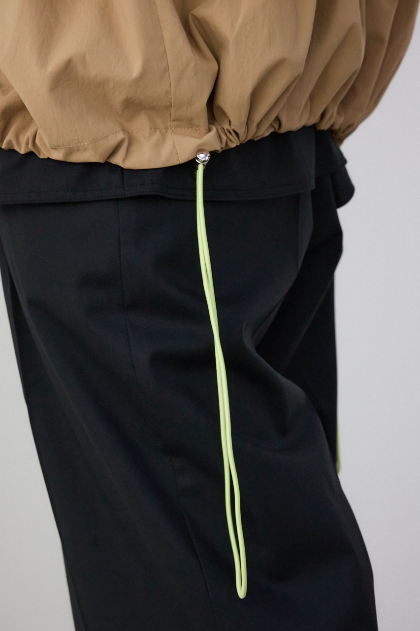 【PLUS】ボリュームギャザーバルーンブルゾン BEG FREE