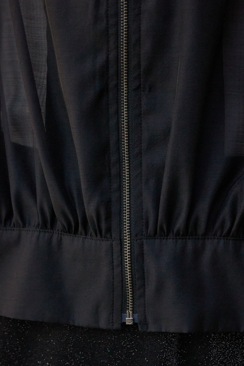 シアーフーディーブルゾン BLK FREE