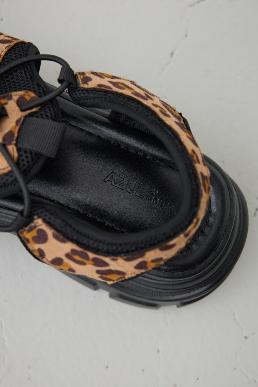 スポーティーサンダル 柄BRN L