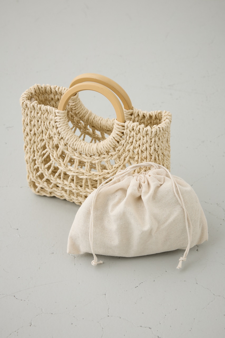 編み込みショルダーバッグ IVOY FREE