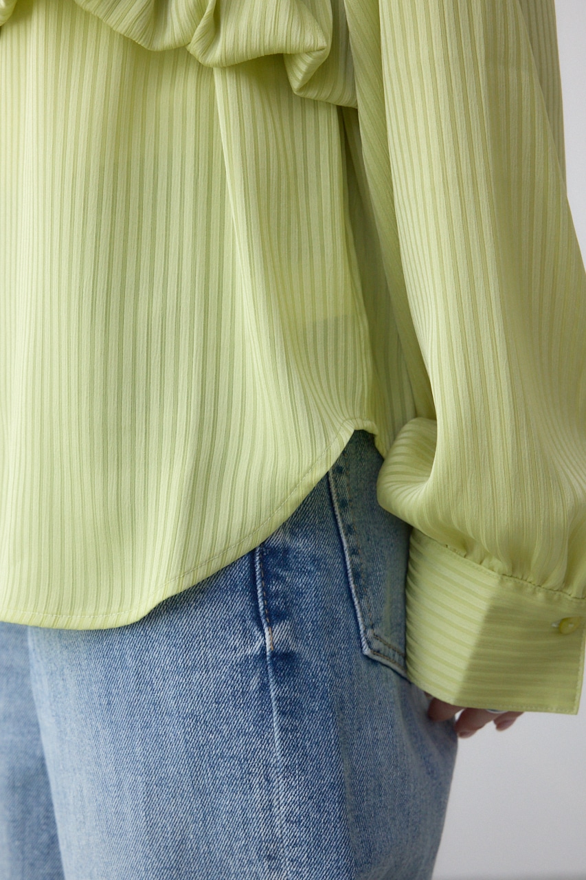 バルーンビスチェレイヤードセットブラウス LIME FREE