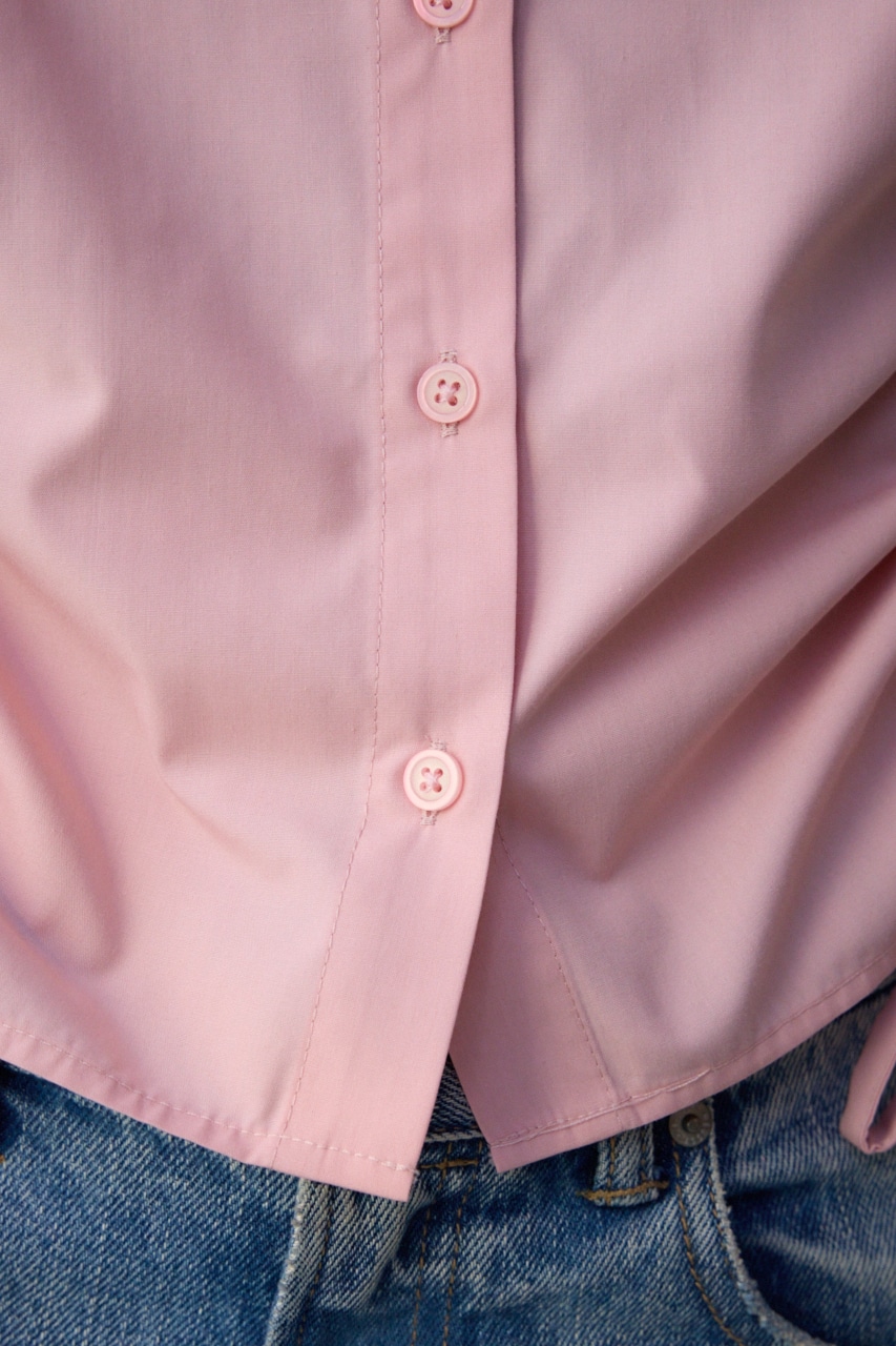 フロントギャザーシャツ PNK FREE