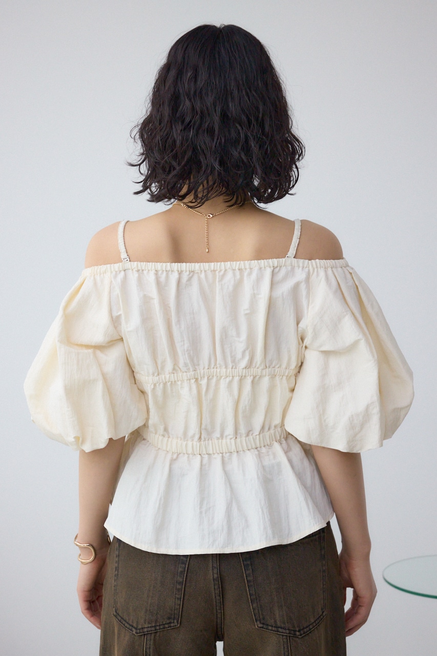 AZUL BY MOUSSY | パフショルダー2WAYブラウス (シャツ・ブラウス