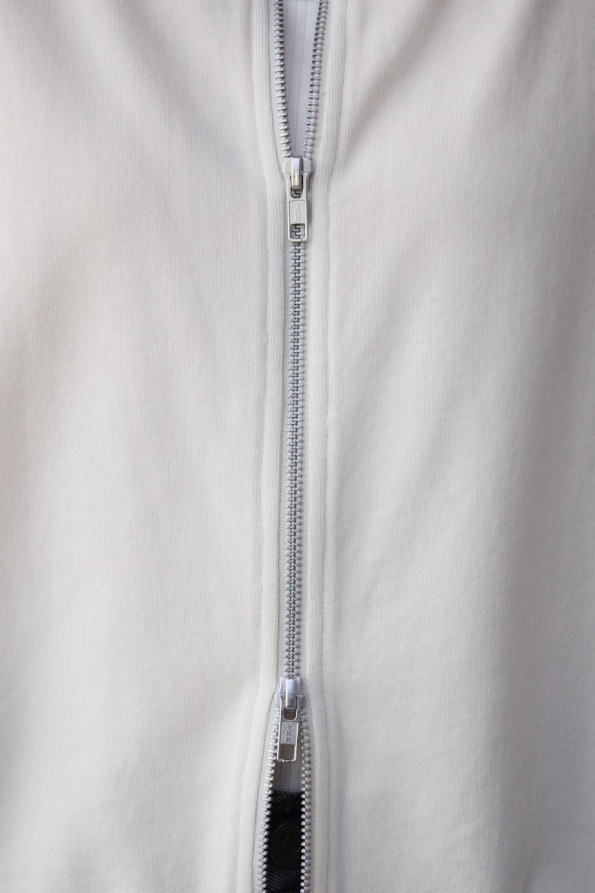 ビンテージライクZIPカーディガン IVOY FREE