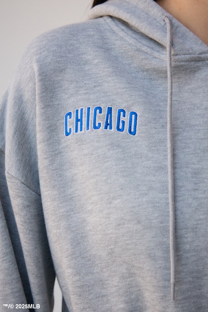 【MLB】ジップフーディー GRY FREE