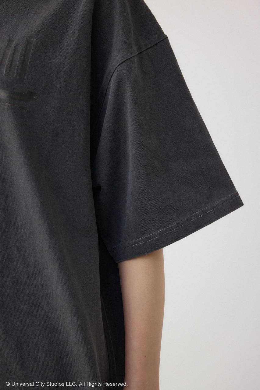 【WICKED×AZUL】ピグメントバックロゴT BLK M