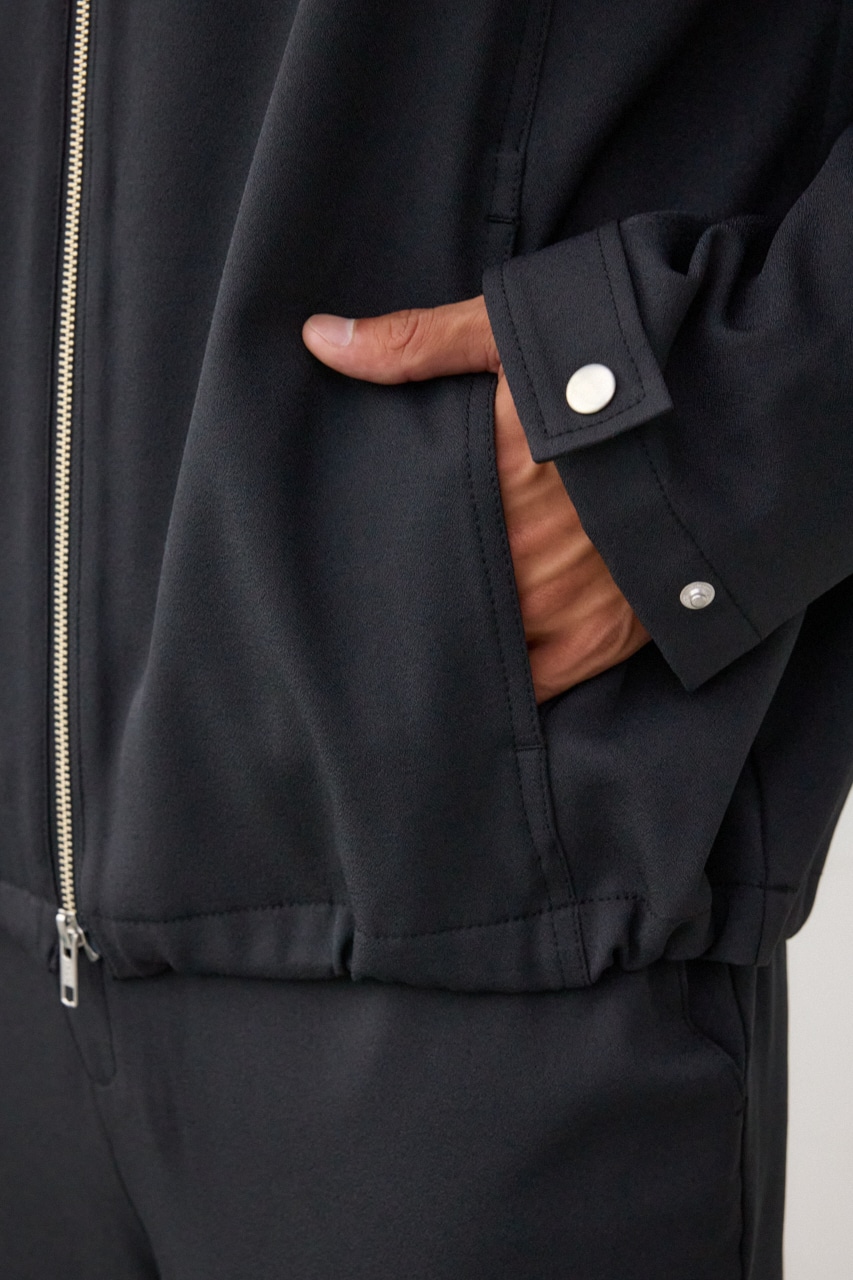 ジョーゼットフーディーブルゾン BLK FREE