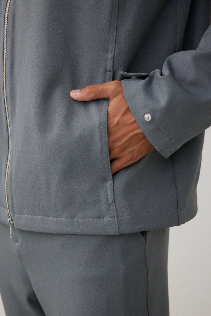 ジョーゼットフーディーブルゾン GRY FREE