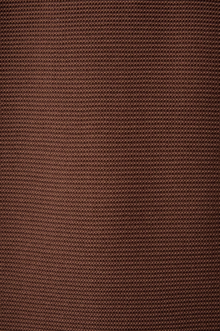 ベーシックガーターニット BRN M