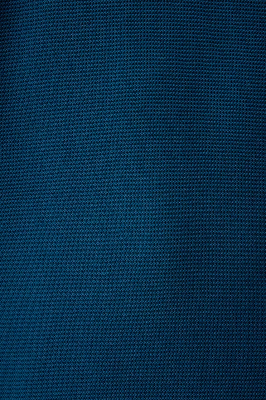 ベーシックガーターニット NVY L