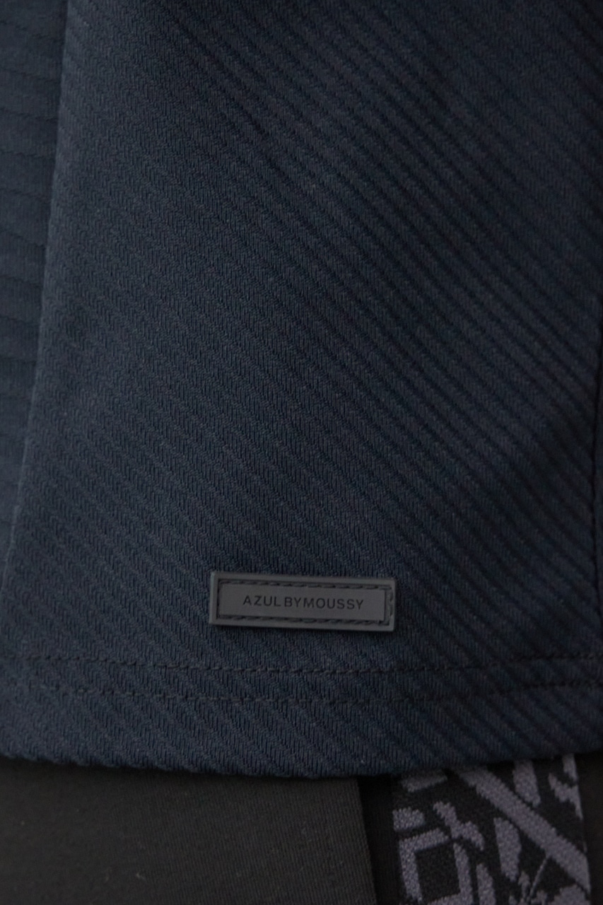 スウィッチングリンクスジャガードTシャツ BLK M