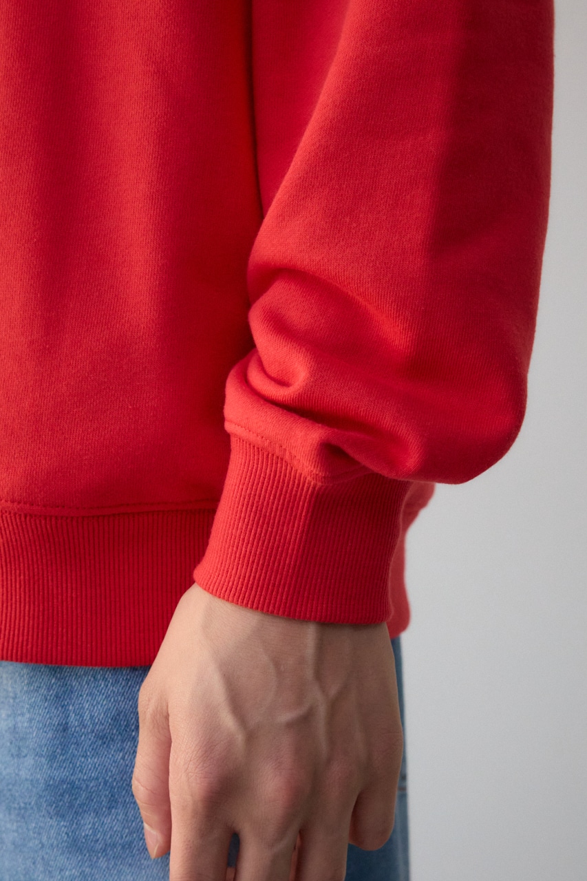 相良刺繍スウェットパーカー RED FREE