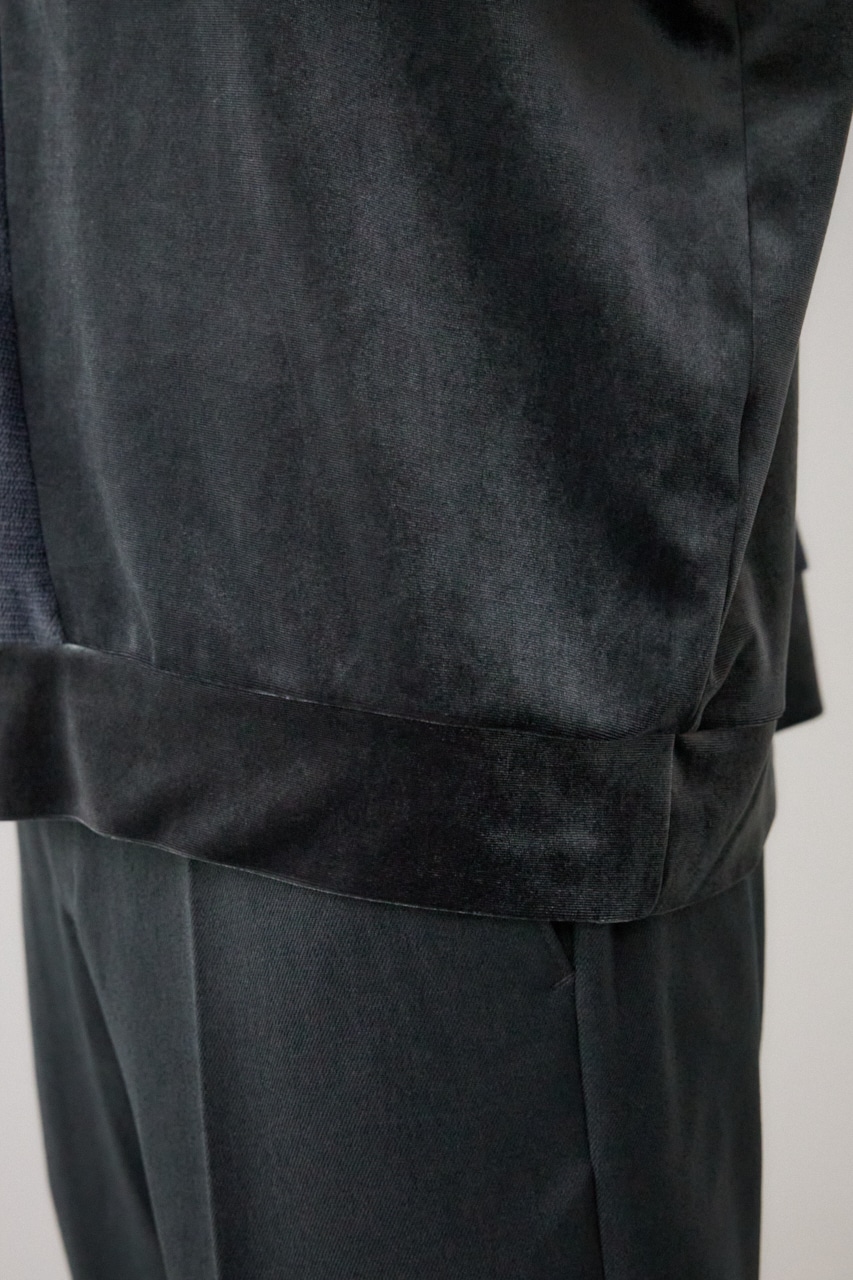 ファーパイルベロアドッキングトップス GRY FREE