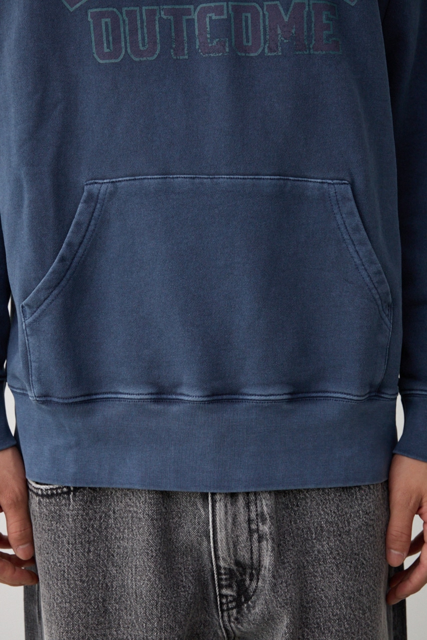 ピグメントフーディースウェット L/NVY FREE