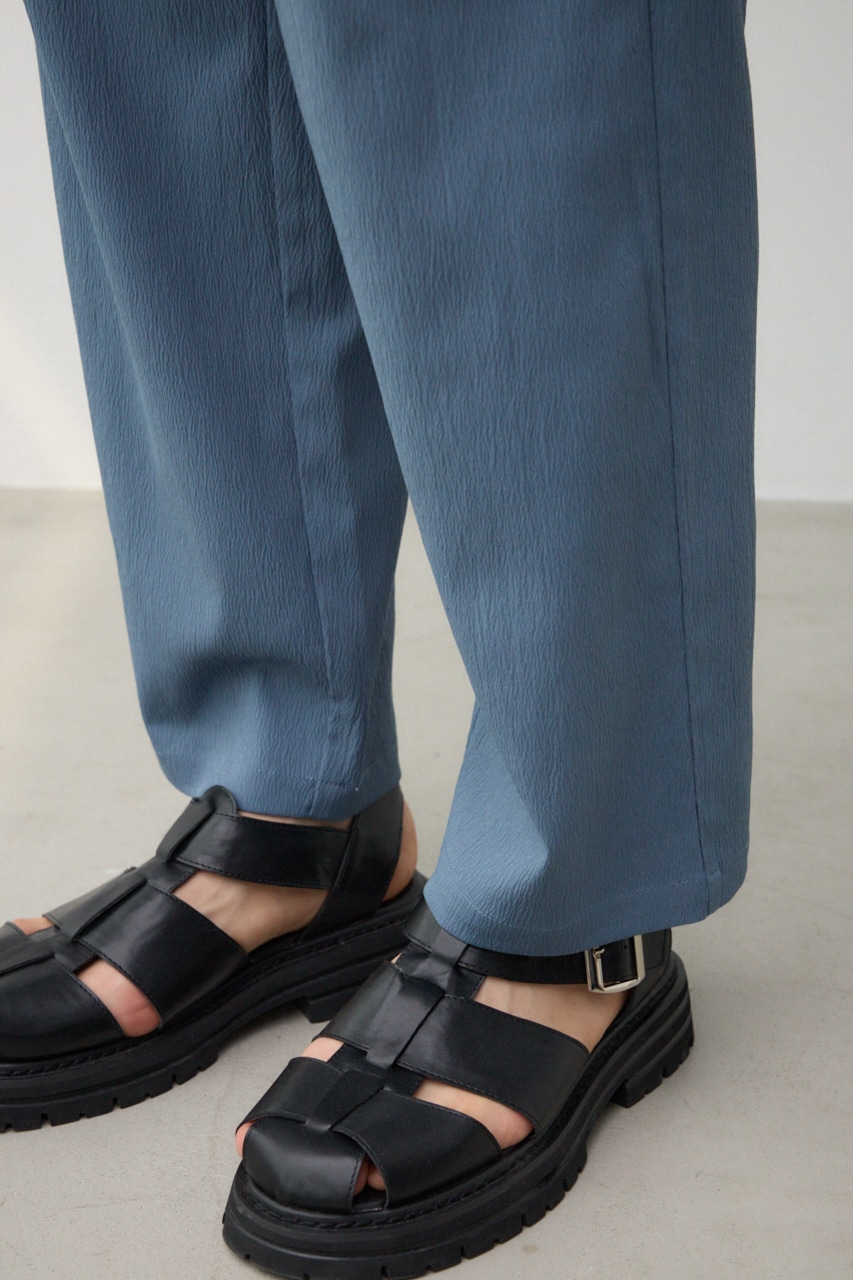 リラックスシルエットパンツ L/BLU FREE