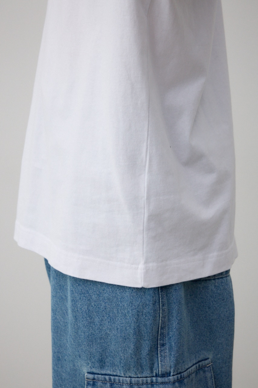 アズールバイマウジーロゴTシャツ WHT M