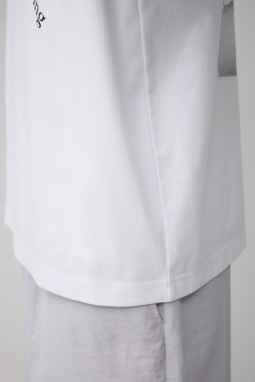 ツーフィンガーフォトTEE WHT FREE