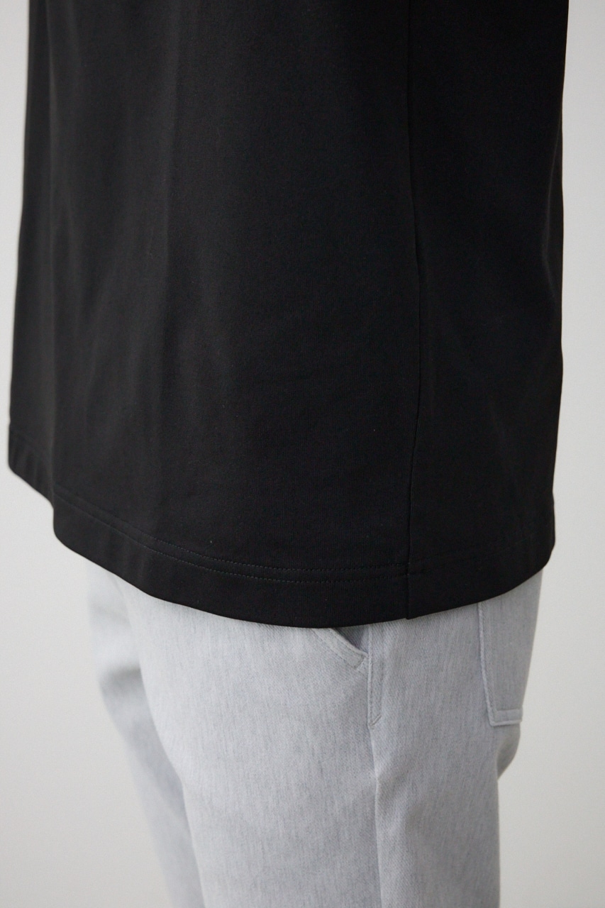 バックサガラ刺繍TEE BLK FREE