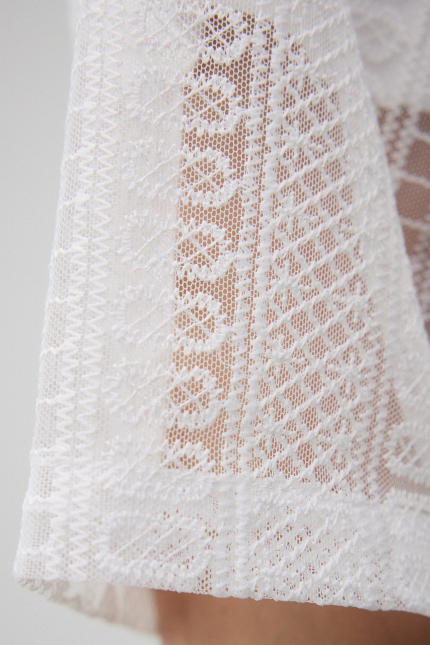 オルテガシアーシャツ O/WHT FREE