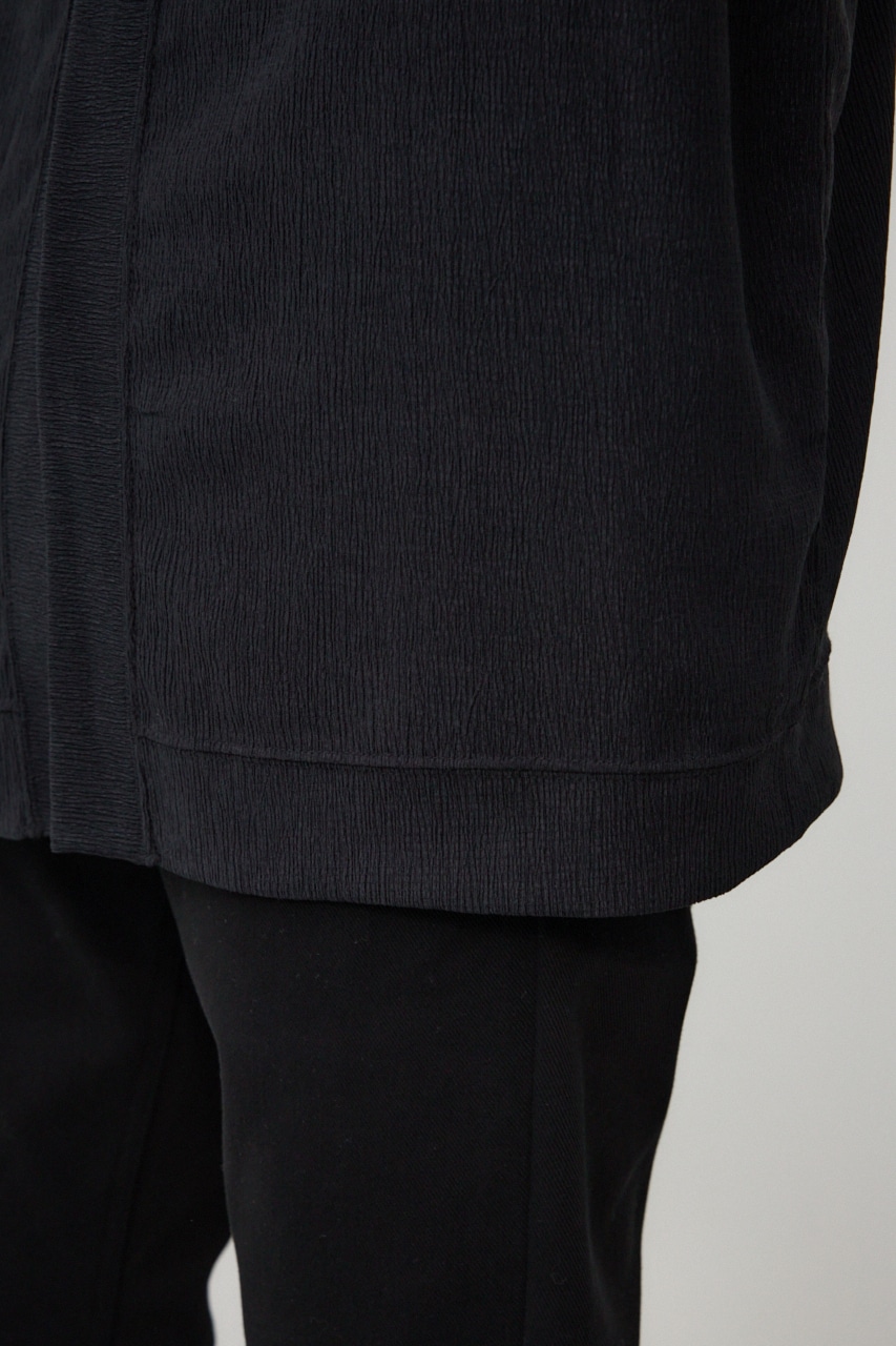 楊柳1ボタンカーディガン BLK L