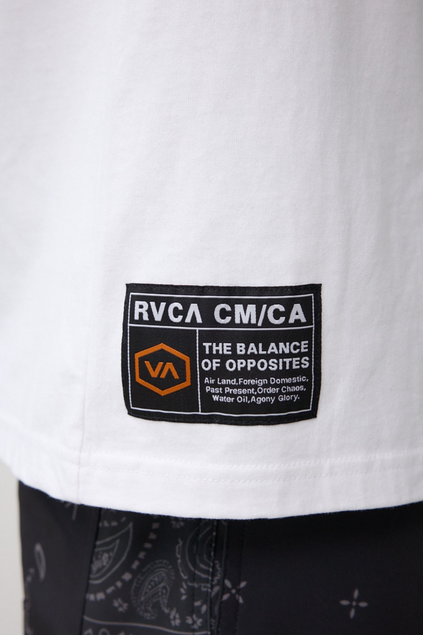 RVCA×AZUL バックフォトT WHT FREE