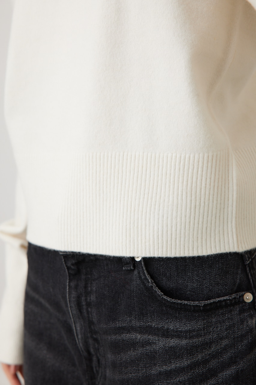 タックスリーブニット O/WHT FREE